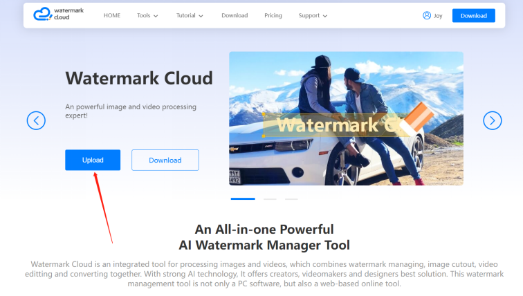 Watermark Cloud website