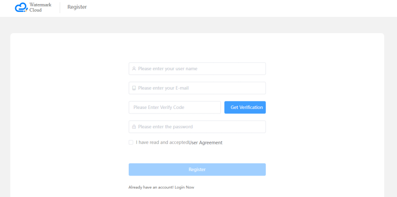 Log in your account