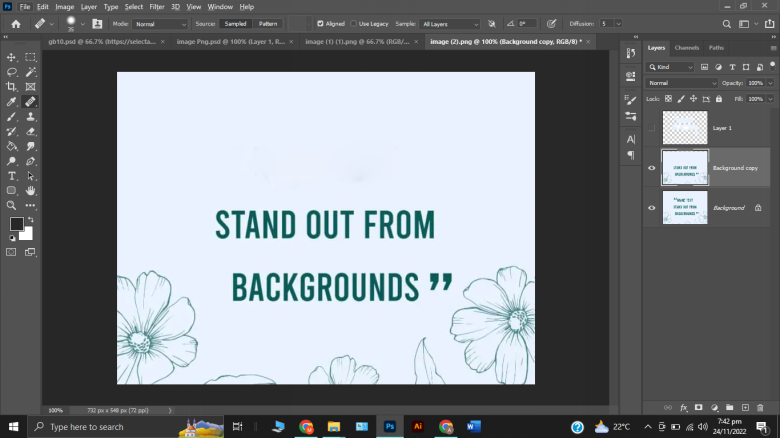 Remove text from image