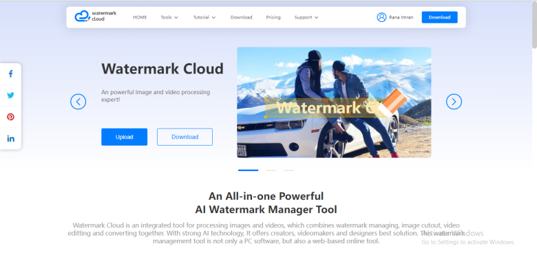 Watermark Cloud website